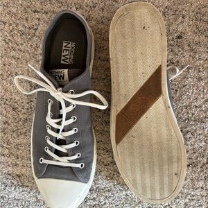 Nothing New Gray Canvas Sneakers